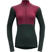 Devold Lauparen Merino 190 Zip Neck Woman naisten merinovillapoolo