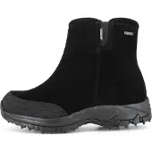 Pomar Women's Alppi Spike GORE-TEX Ankle Boot Black Suede/Pu-Suede/Spike Talvikengät 36