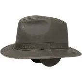 Stetson Cotton Traveller With Ear Flaps Brown 61/XL