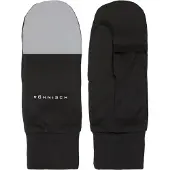 Röhnisch Women's Glow Running Mittens Black Treenikäsineet One Size