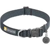 Ruffwear Hi & Light Collar Basalt Gray Koirien valjaat ja kaulapannat 23-28