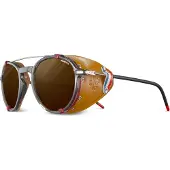 Julbo Legacy Reactiv 2-4 Polarized Shiny Translucent Black/Red/Brown Aurinkolasit OneSize