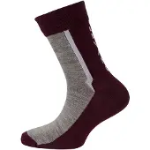 Ulvang Juniors' Ultra 2-pack Fig/Grey Melange Hiihto- ja laskettelusukat 28-30