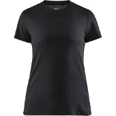 Craft Women's Adv Essence Short Sleeve Tee Black Lyhythihainen treenipaita XS