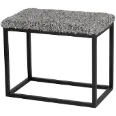 Skinnwille Palle Penkki 60x35 cm Stone/Black