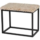 Skinnwille Palle Penkki 60x35 cm Toffée/Black
