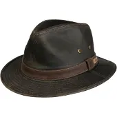 Stetson Men's Traveller Cotton/Polyester Brown Hatut 59/L