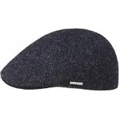 Stetson Texas Classic Wool Flat Cap Navy Lippalakit S