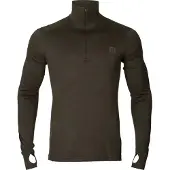 Härkila Base All Season Half-Zip Undershirt Men Shadow Brown XL