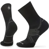 Smartwool Unisex Run Targeted Cushion Cold Weather Crew Socks Black Urheilusukat 34-37