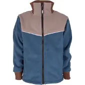 Lindberg Stormy Tuulenpitävä Fleecetakki, Harmaa/Tummansininen, 100