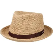 Stetson Fedora Raffia Crochet Beige 55/S
