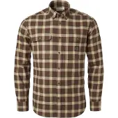 Chevalier Heron Flannel ShirtMen Holly Green Checked - S