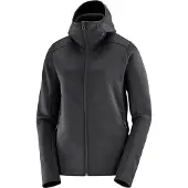 Salomon Women's Sntial Midfleece Deep Black Välikerrospuserot L
