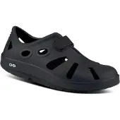 OOfos Unisex Oocandoo Black Sandaalit 44