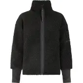 Didriksons Mella FZ 3, fleece-takki, nainen, musta