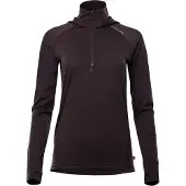 Aclima Women's LightWool 180 Hoodie Chocolate Plum Pitkähihaiset paidat S