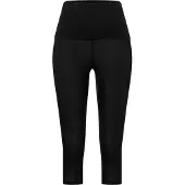 Super.natural Women's Tundra175 Comfy Tight 3/4 Jet Black Kerrasto alaosat XS