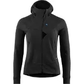 Klättermusen Women's Hugin Zip Hoodie Raven/Raven Välikerrospuserot Raven-Raven L