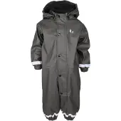 Lindberg Kids' Fagerhult Rain Baby Overall Fleece Anthracite Sadesetit 104