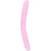 Realrock Penisjäljitelmä Realistic Double Dong, 45 cm, läpinäkyvä