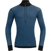 Devold Men's Wool Mesh 190 Zip Neck Flood/Caviar Kerrasto yläosat S