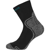 Hellner Mid Tech Run Sock Black Beauty Urheilusukat 36-39