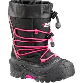 Baffin Kids' Snogoose Black/Pink Talvikengät Sort/Rosa 28
