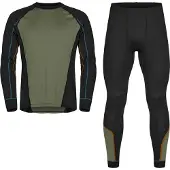 Urberg Men's Base Layer Set Black Beauty Kerrasto setit XXL