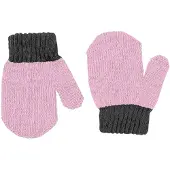 Lindberg Sundsvall Wool Glove Lapaset 2-pack, Pink/Anthracite, 1-3 Vuotta
