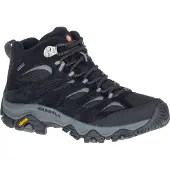 Merrell Women's Moab 3 Mid Gore-Tex Black/Grey Retkeilykengät 36