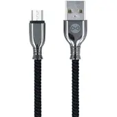Forever Tornado micro-USB lataus- ja synkronointikaapeli 1m 3A musta