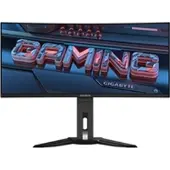 Gigabyte 34" MO34WQC2, kaareva 240Hz WQHD OLED-pelimonitori, musta