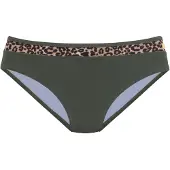 LASCANA Bikinihousut ruskea / khaki / musta