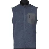 Bergans Men's Kamphaug Knitted Vest Granite Blue Vuorettomat liivit XL