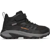 Merrell Kids' Moab Speed Mid 2 A/C Waterproof Black Vaelluskengät 31