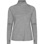 Röhnisch Women's Insulate Thermo Half Zip Grey Melange Pitkähihaiset urheilupaidat XS
