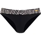 LASCANA Bikinihousut beige / musta