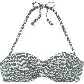 LASCANA Bikinitoppi oliivi / valkoinen