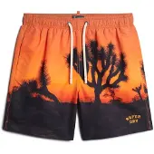 Superdry for man. M3010233A Photo print swimming costume made of recycled material orange (XXL), Beachwear, Sustainable, Recycled polyester
