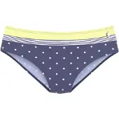 LASCANA Bikinihousut laivastonsininen / keltainen / valkoinen