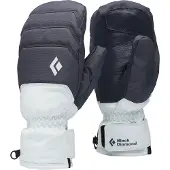 Black Diamond Women's Mission Mx Mitts Charcoal-Belay Blue Lasketteluhanskat S