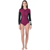 Hurley Advant Texture 2/2 Mm Naisten Pitkähihainen Shorty-märkäpuku Etuvetoketjulla