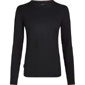 Icebreaker W Mer 125 Cool-Lite Sphere Iii Ls Tee - Black - XS