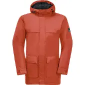 Jack Wolfskin Men's Winterlager Parka Intense Rust Parkatakit synteettiset M