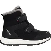 Viking Equip Vedenkestävät Lämpimät Varsikengät Musta Black Grey 28 EU Musta 28 EU Pojat, Tytöt
