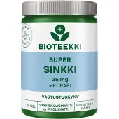 Raw Organic Bioteekki Super Sinkki+kupari 100tabl.