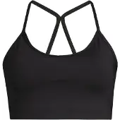 Casall Sleek Strappy Sports Bra - Black - M
