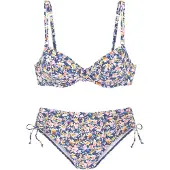 Buffalo Bikini laivastonsininen / keltainen / vaaleanpunainen