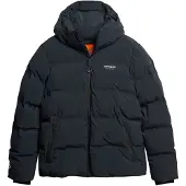 Superdry for man. MS311478A Quilted jacket navy (S), Casual, Recycled Polister, Sustainable